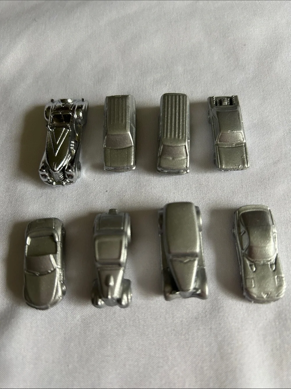 ( 8 ) Vintage Monopoly Cars